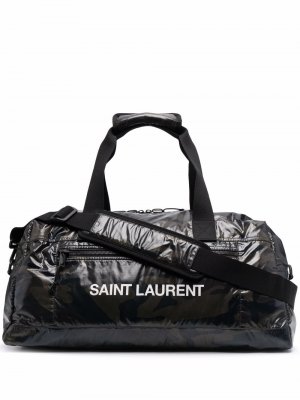 Дорожная сумка NY Rip Saint Laurent. Цвет: зеленый