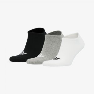 Trefoil Liner, 3 пары, Белый adidas. Цвет: белый