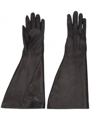 Длинные перчатки Victoria Beckham. Цвет: чёрный
