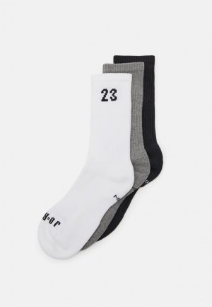 Спортивные носки Essential Crew Unisex 3 Pack , цвет white/carbon heather/black Jordan