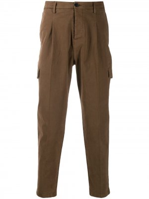 Твиловые брюки карго Al Duca D’Aosta 1902. Цвет: коричневый