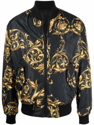 Regalia Baroque bomber jacket Versace Jeans Couture. Цвет: черный