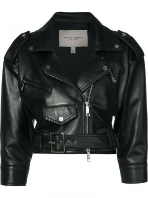 Мотоциклетная куртка Carolina Herrera. Цвет: чёрный