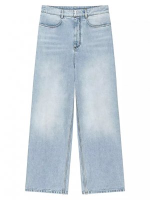 Джинсовые широкие джинсы с низкой промежностью , цвет super light blue Givenchy