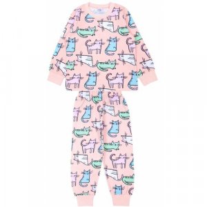 Пижама , размер 98, розовый BONITO KIDS. Цвет: розовый