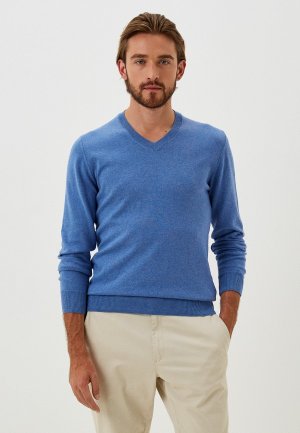 Пуловер Basics & More. Цвет: голубой