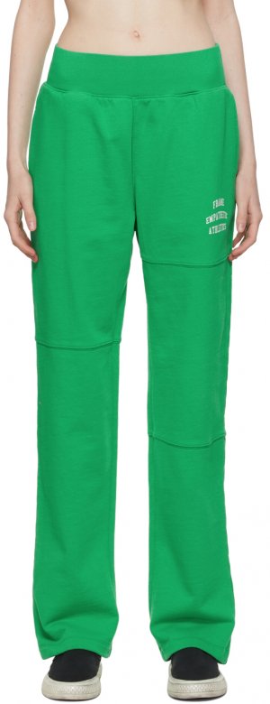 Зеленые смешанные брюки для отдыха FRAME