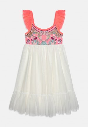 Коктейльное/праздничное платье DRESS , цвет white Billieblush