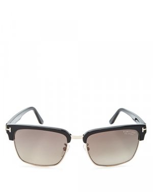 Поляризованные солнцезащитные очки River Square, 57 мм , цвет Blue Tom Ford