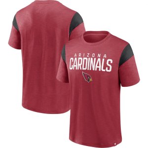 Мужская футболка с логотипом Cardinal/черная, домашняя эластичная Arizona Cardinals Team Fanatics
