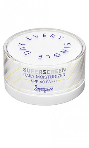 Солнцезащитный увлажняющий крем superscreen daily moisturizer spf 40 Supergoop!. Цвет: beauty: na