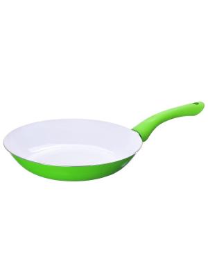 Сковорода с керамическим покрытием (газ/электро) D 24 см FRANK MOLLER. Цвет: зеленый