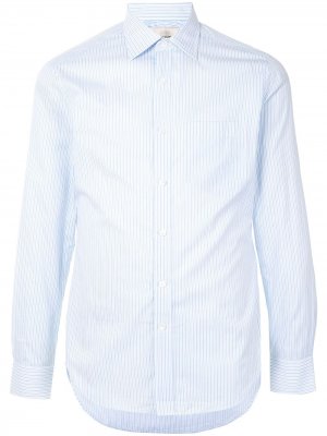Полосатая рубашка с длинными рукавами Kent & Curwen. Цвет: синий