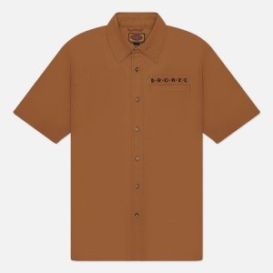 Мужская рубашка Bronze 56K Ripstop Button Up. Цвет: коричневый