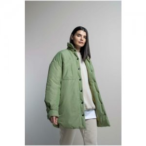 Куртка , размер M-L, зеленый Alexandra Talalay. Цвет: бежевый