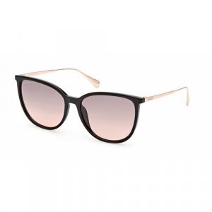 Солнцезащитные очки MO 0078 01B, черный Max & Co.. Цвет: черный