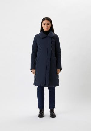Пуховик Emporio Armani. Цвет: синий