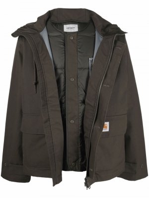 Куртка Vernon с капюшоном и карманами Carhartt WIP. Цвет: зеленый