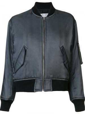 Классическая куртка-бомбер Comme Des Garçons Noir Kei Ninomiya. Цвет: серый