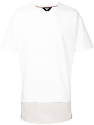 Многослойная футболка General Idea. Цвет: белый
