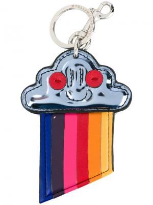 Брелок в форме облака с радугой Stella McCartney. Цвет: многоцветный