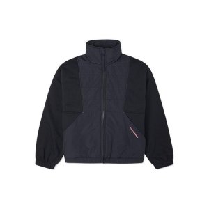 Casual Sports Color Block Woven Reversible Jacket Women Jackets Black 10021079-A01 Converse