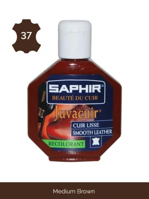 Краситель для гладкой кожи Juvacuir Medium brown 75 мл Saphir. Цвет: коричневый