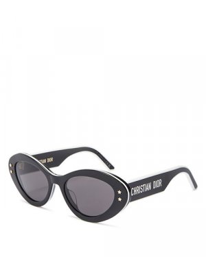 Солнцезащитные очки Pacific S1U в форме бабочки, 55 мм DIOR, цвет Gray Dior