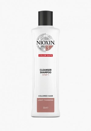 Шампунь Nioxin No.3 Cleanser Shampoo Step 1, 300 мл. Цвет: прозрачный