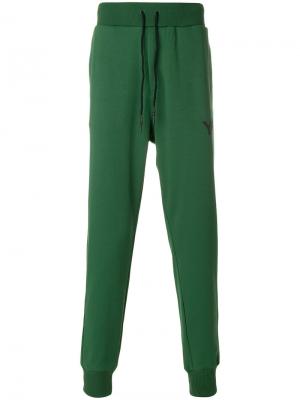 Классические брюки Y-3. Цвет: зелёный