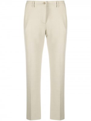Укороченные брюки с завышенной талией Pt01. Цвет: нейтральные цвета