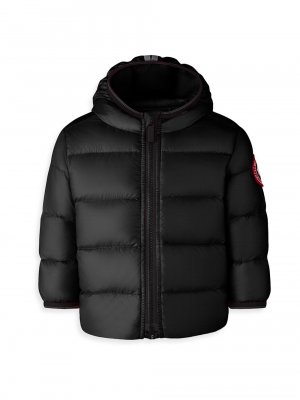 Пуховая стеганая куртка Crofton для малышей , черный Canada Goose
