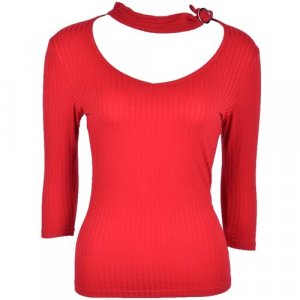 Блуза , размер S, красный Tally Weijl. Цвет: красный