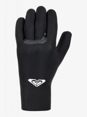 Неопреновый женские перчатки 3mm Swell Series Roxy. Цвет: черный