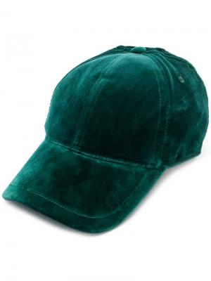 Бархатная кепка Dolce & Gabbana. Цвет: зеленый