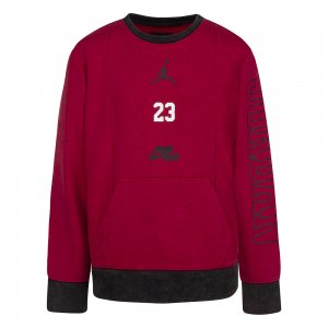 Подростковый свитшот Elevated Classics Crew Jordan. Цвет: черно-красный