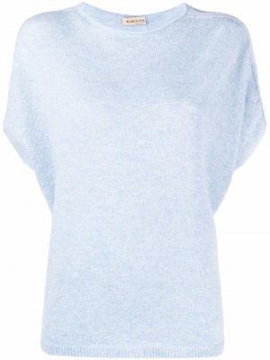 Кашемировая футболка Blanca Vita. Цвет: синий