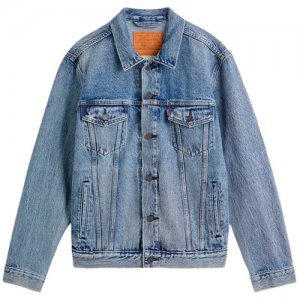 Куртка джинсовая мужская Levis Trucker Jacket Skyline / M Levi's. Цвет: синий