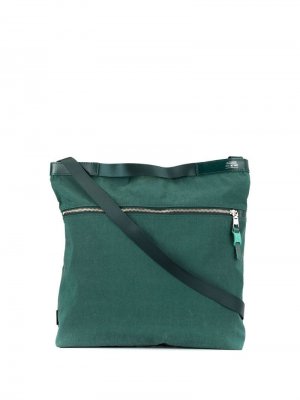 Квадратная сумка на плечо As2ov. Цвет: зеленый
