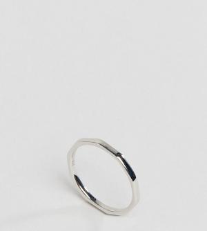 Серебряное кольцо с кованным эффектом DesignB London. Цвет: серебряный