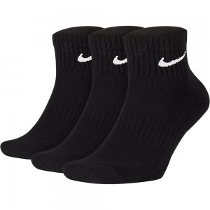 Мужские носки Everyday Cushioned Ankle 3-Pack Nike. Цвет: черный