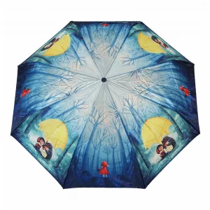 Зонт подростковый темно-синий Raindrops