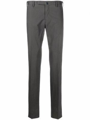 Slim-cut chino trousers Incotex. Цвет: серый