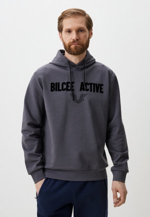Худи Bilcee Mens Hooded Sweatshirt. Цвет: серый