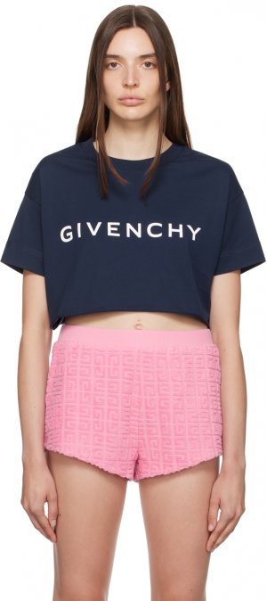 Темно-синяя футболка Archetype Темная Givenchy