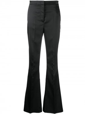 Расклешенные брюки с завышенной талией Manuel Ritz. Цвет: черный