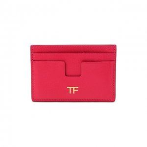 Кожаный футляр для кредитных карт Tom Ford. Цвет: розовый
