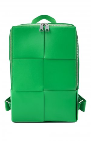 Кожаный рюкзак Arco Bottega Veneta. Цвет: зелёный