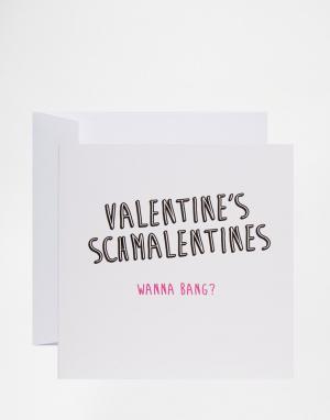 Открытка Valentines Schmalentines The Naughty Little Card Shop. Цвет: мульти