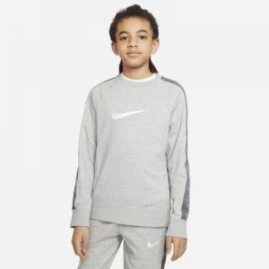 Свитшот для мальчиков школьного возраста Sportswear Swoosh - Серый Nike